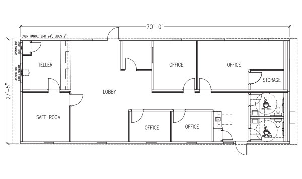 Retail & Drive-Thru | 4 Office | 28' x 70'