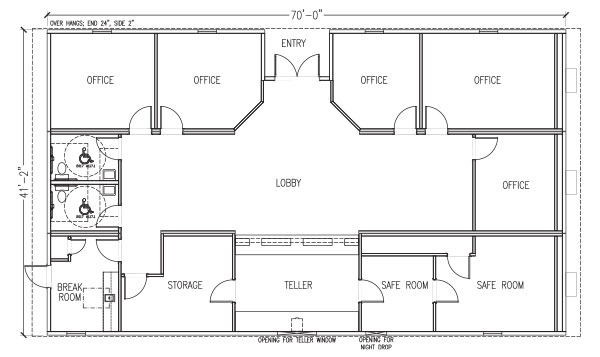 Retail & Drive-Thru | 5 Office | 42' x 70'
